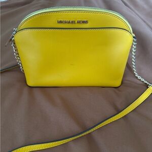 Michael Kors Yellow Crossbody Bag